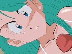 sexy anime crossover between bulma and naruto
