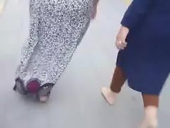 Hijab ass walk