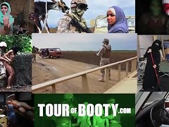 TOUR OF BOOTY - American Soldiers Trade Goat For Some Sweet Arab Pussy