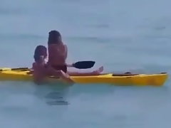 He fucks his girlfriend on kayak in the Kinneret 