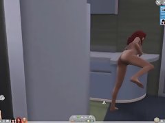 Sims 4 tranny having some fun with a couple