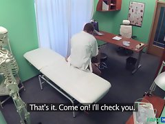 fake doctor was caught banging the busty patient