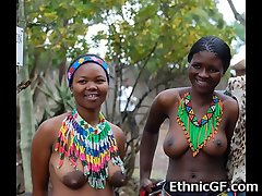 African Ebony Teen GFs!