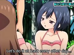 Anime sluts fuck in threesome