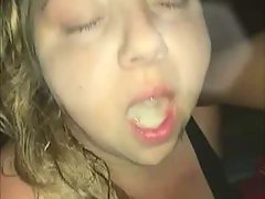 BBW Sucks Black Cock And Milks Cum Load Into Her Mouth