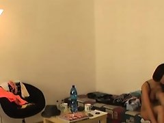 Slovak 19yo teen gets oily massage at the CASTING