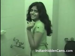 Young Indian Wife Taking Shower After Rough Sex